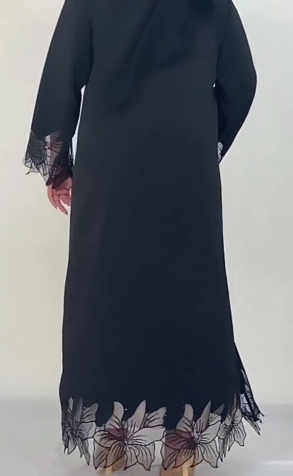 Elysian Abaya laser cut design Model No 1037