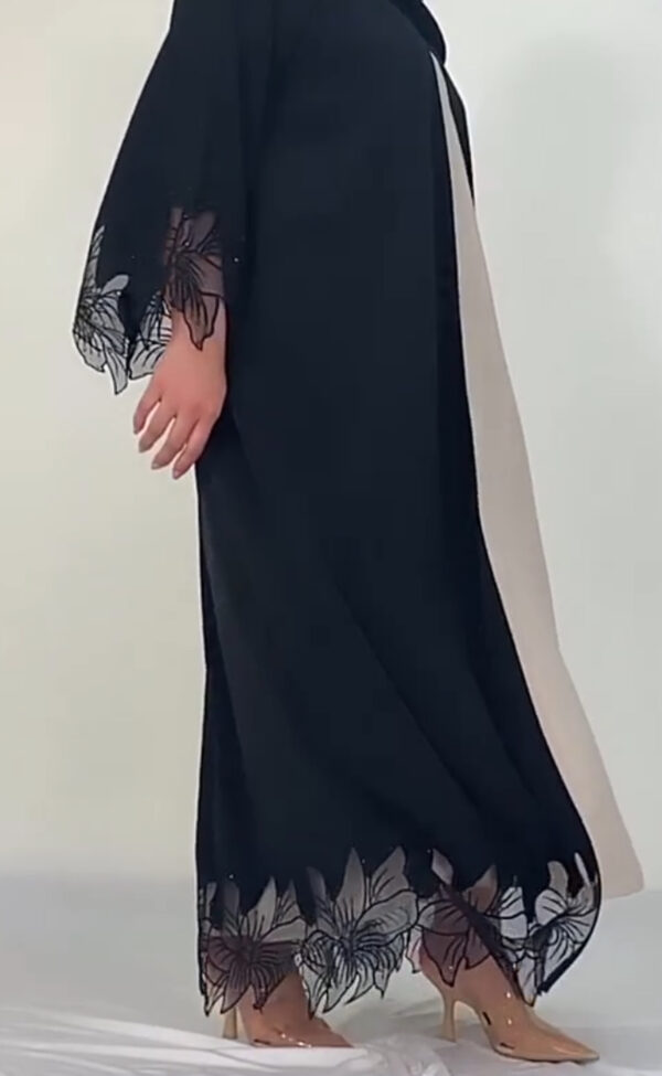 Elysian Abaya laser cut design Model No 1037